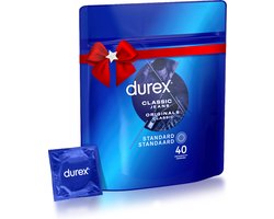 Durex Condooms Classic Natural - 40 stuks - Voordeelverpakking - Cadeau voor man en vrouw