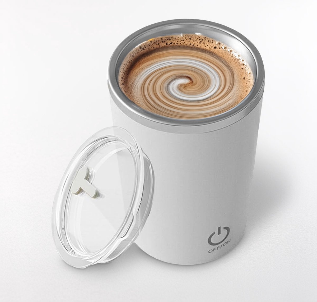 Self Stirring Mug – inclusief Reisdeksel – 350 ml – Ideaal voor Koffie, Thee en Shakes