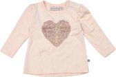 Minymo - shirt - lange mouwen -  zacht geel - Maat 104