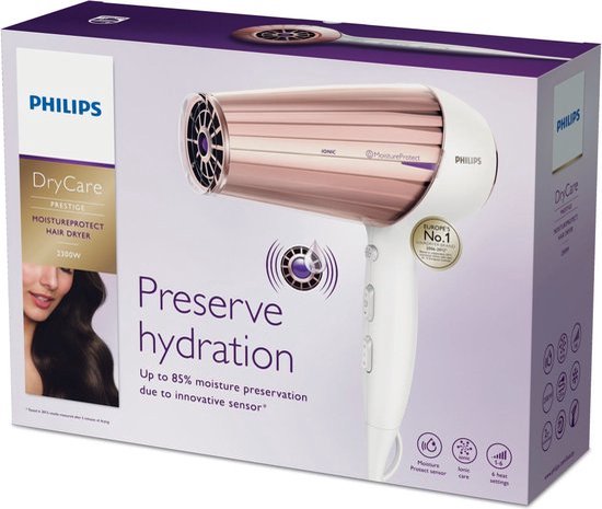 Philips Moisture Protect HP8280/00 - Föhn met diffuser