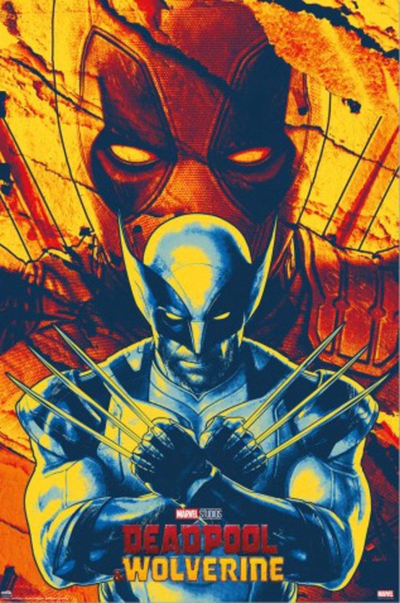 Grupo Erik Poster Marvel - Deadpool and Woverine 3 61x91,5cm Divers
