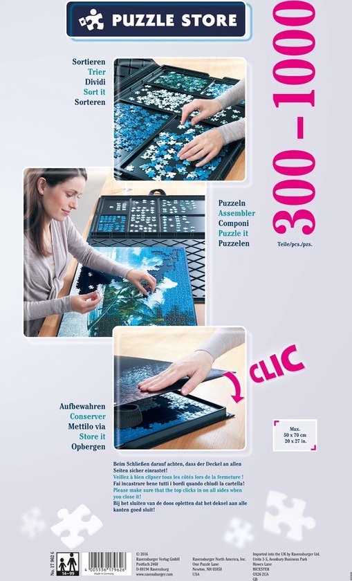 Ravensburger Puzzelmap voor 1000 stukjes