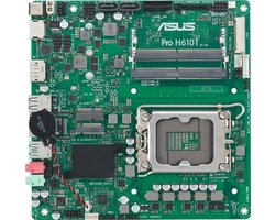 Asus Moederbord H610T Csm Ddr5 M Itx Lga1700 Sata3 M2 Usb3 1 Voor Computer