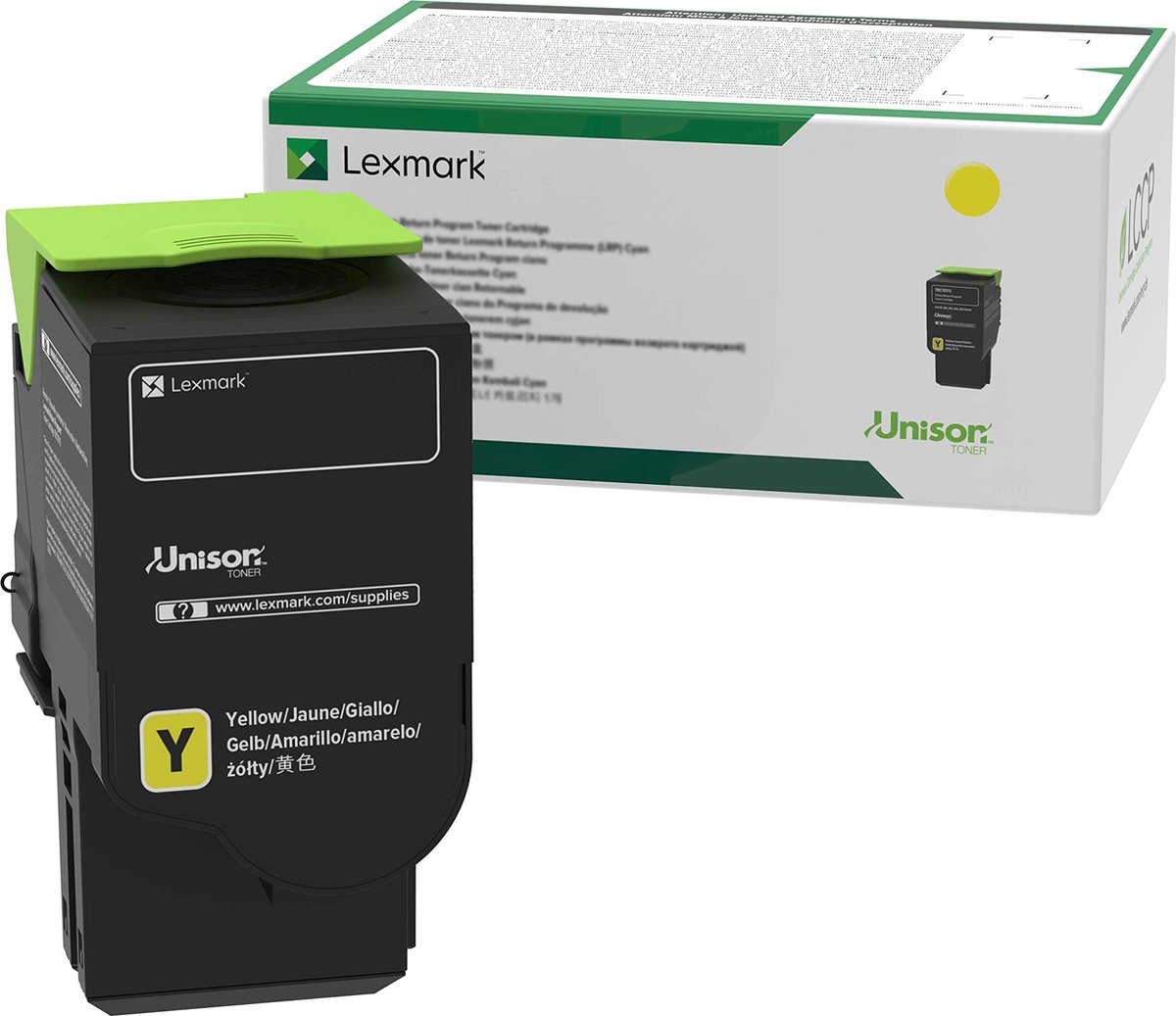 Lexmark C2320 Toner Geel