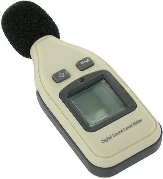 Sound Level Meter, SW-525A Wall Mounted LCD Display Digital Sound Level Meter USB 30-130dB
