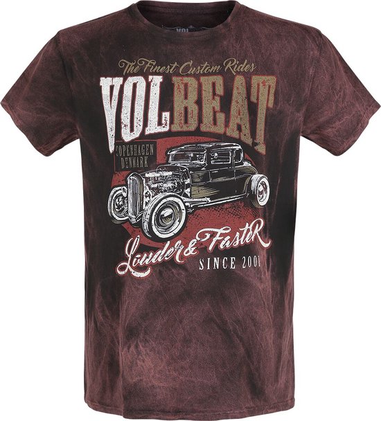 Volbeat Louder And Faster Heren T-shirt - roest - M