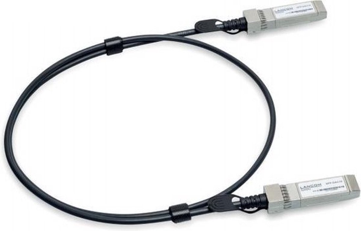 Lancom Systems SFP-DAC10 Glasvezel kabel 1 m Zwart