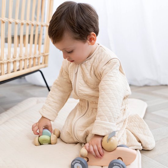BEMINI Babyslaapzak - MAGIC BAG 12-24m - TOG 1.5 - Gewatteerd comfort - Cream — afbeelding 3