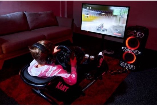 Oplite - NitroKart - Racing Simulator Stand - Zwart — afbeelding 3
