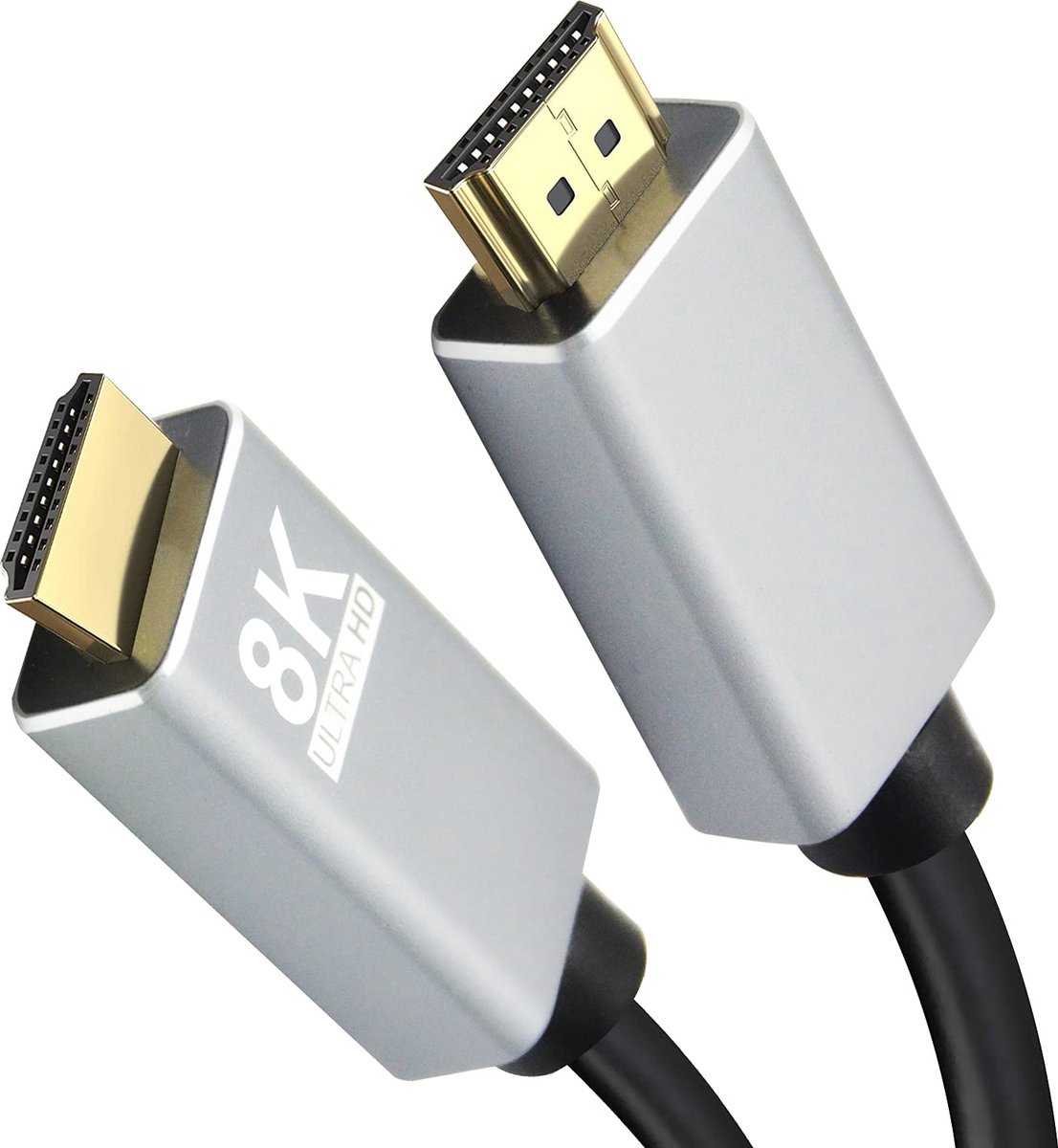 Anschlusskabel, HDMI Stecker/Stecker, PREMIUM 8K, 1,0m, schwarz
