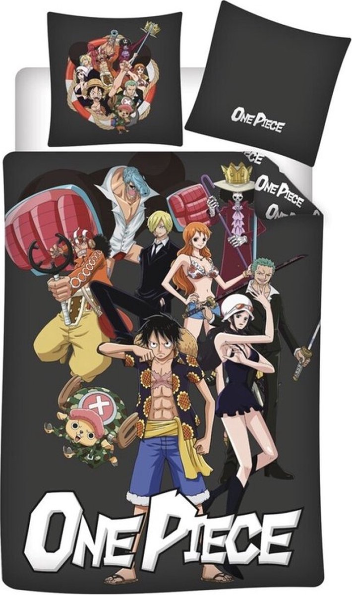 One Piece Dekbedovertrek 140x200cm Kussensloop 65x65cm Polyester
