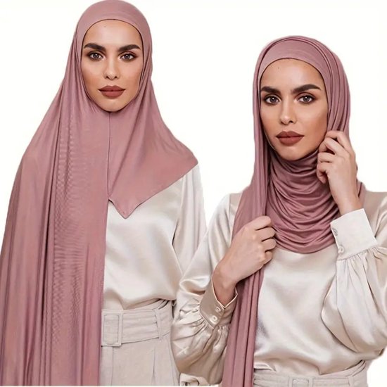 Foulard Nivard - Hijab - Femmes - Abaya - Écharpe - Vêtements islamiques - Vêtements musulmans - Alhamdulillah - Beige