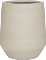 Pottery Pots Cement Plantenpot-Plantenbak Harith High L, Beige Washed - Grijs D 53 cm H 68 cm Opening 42 cm