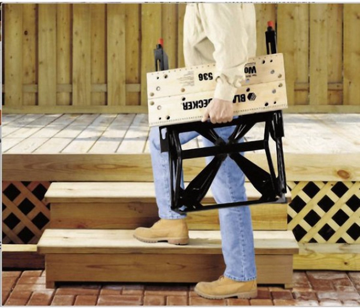 BLACK+DECKER Workmate opvouw werkbank met 2 werkhoogten - WM536-XJ — cadeau in Games, Films & Muziek - foto 6