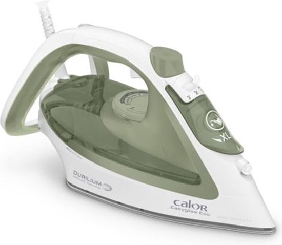 Calor Easygliss Eco Stoomstrijkijzer Durilium Airglide-zoolplaat 2800 W Groen, Wit