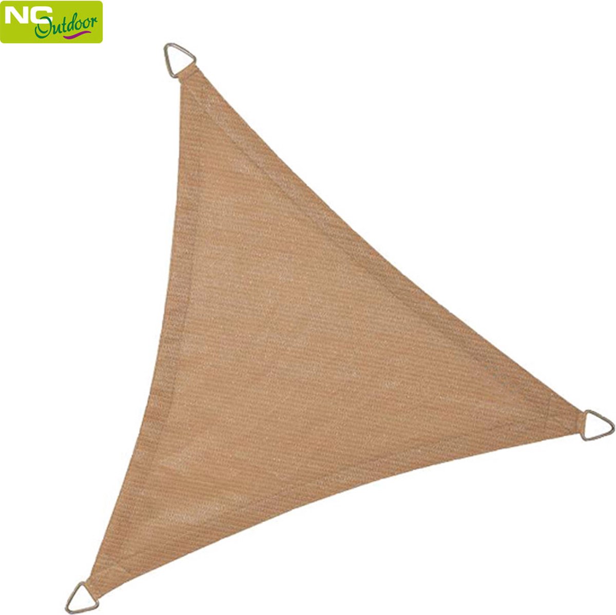 NC Outdoor Schaduwdoek - Driehoek - 3,6 m - Zand