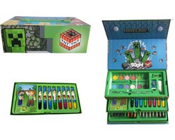 foto van Minecraft Tekendoos Tekenen Jongens Knutselen Meisjes - 44 Pieces