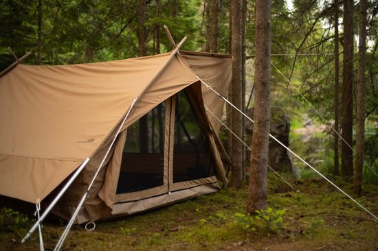 CanvasCamp - Altai Tent - Ruime Waterdichte Outdoor Tent - 4 Seizoenen - Polyester Ripstop - Lichtgewicht van CanvasCamp — afbeelding 3