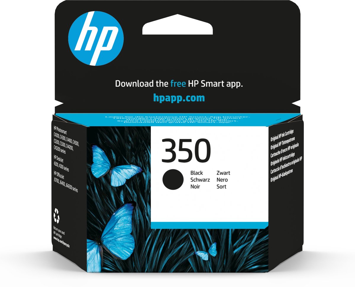 HP cartridge HP350INK - Instant Ink (Zwart)