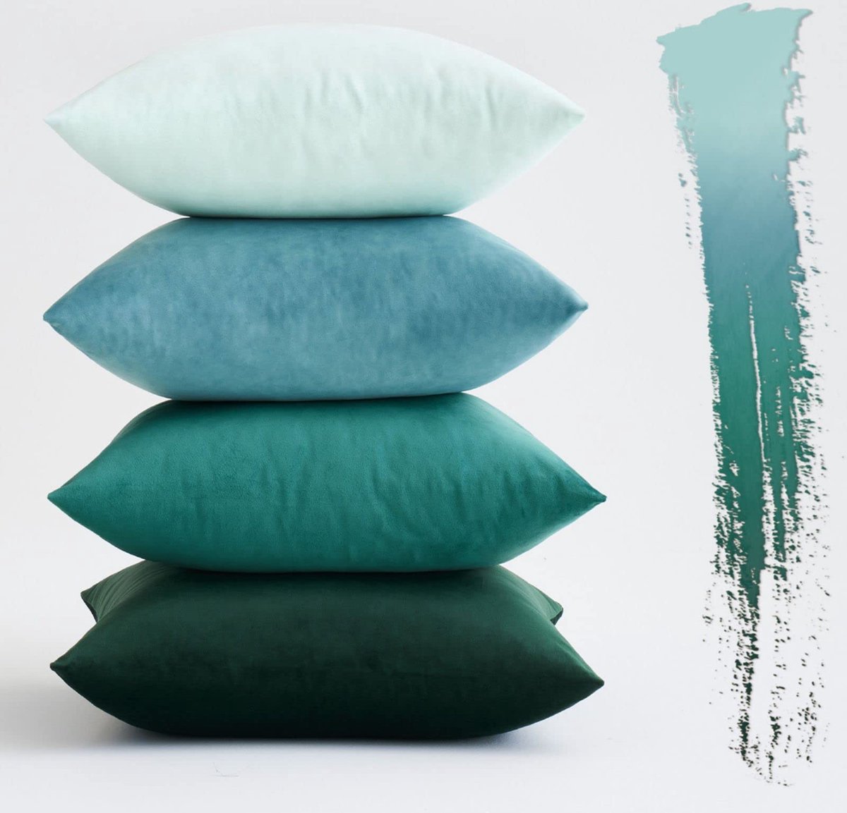 La'Moussawi ® Set van 4 Luxe Fluwelen Kussenhoezen voor Diverse Interieurs en Seizoensdecoratie
