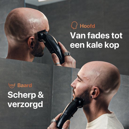 Tondeuse Mannen Pro – Tondeuse Hoofdhaar - Tondeuses Cheveux – Baardtrimmer - Hair Clipper – Haartondeuse – Haartrimmer – Kappersset - Brothers in Style