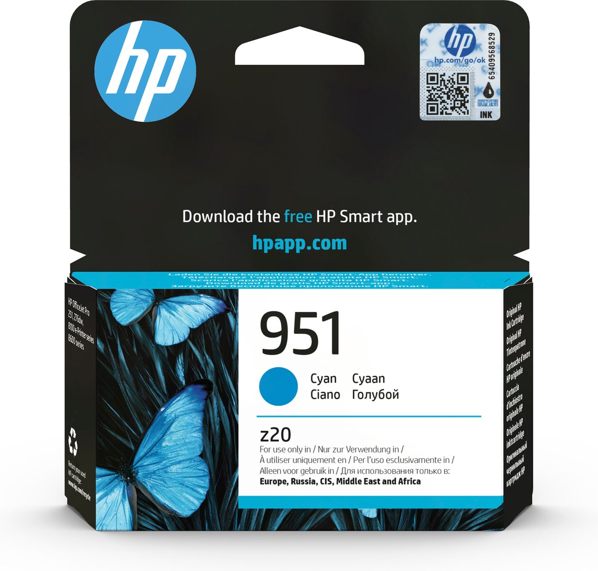 HP 951 - Inktcartridge / Cyaan
