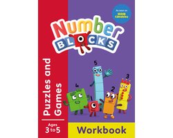 Numberblocks, Alphablocks and Colourblocks Workbooks- Numberblocks Puzzles and Games (Red Level Workbook)