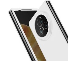 Avizar Beschermhoesje Geschikt voor Honor Magic V3 Soft Touch Ultradun en Elegant, Wit