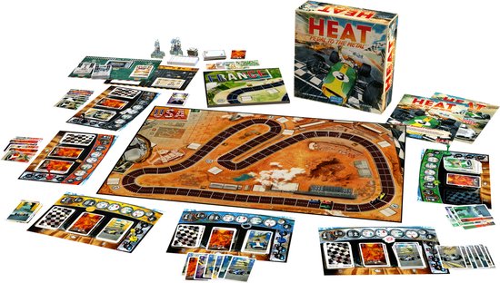 Heat Bordspel - Days of Wonder – Voor de echte race fans – Vanaf 10 Jaar – Strategisch bordspel