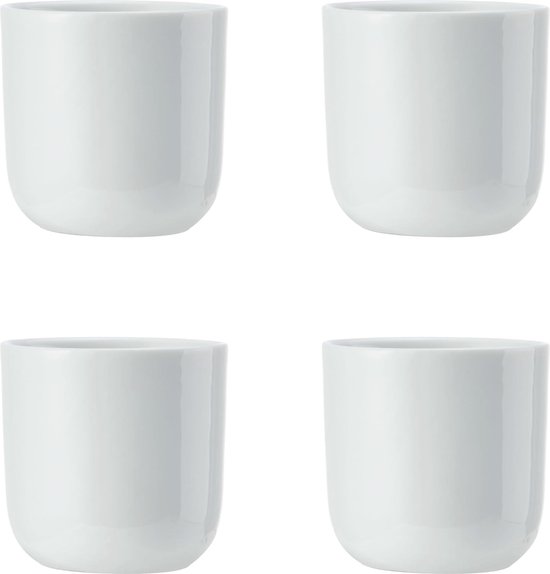 Eierdopjes van Porselein - Set van 4 voor een Stijlvolle Tafel