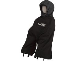 Bobike Poncho mini - Zwart (wind- en waterdicht)