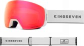 KingSeven - Unisex Skibril met UV400 en Polarisatiefilter - Magenta - Model Z304