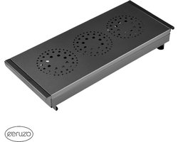 Warmhoudplaat - Rechaud - 3 Branders -Waxinelicht-Voedselverwarmer-Bordverwarmer -43x17.5x 6.5 cm