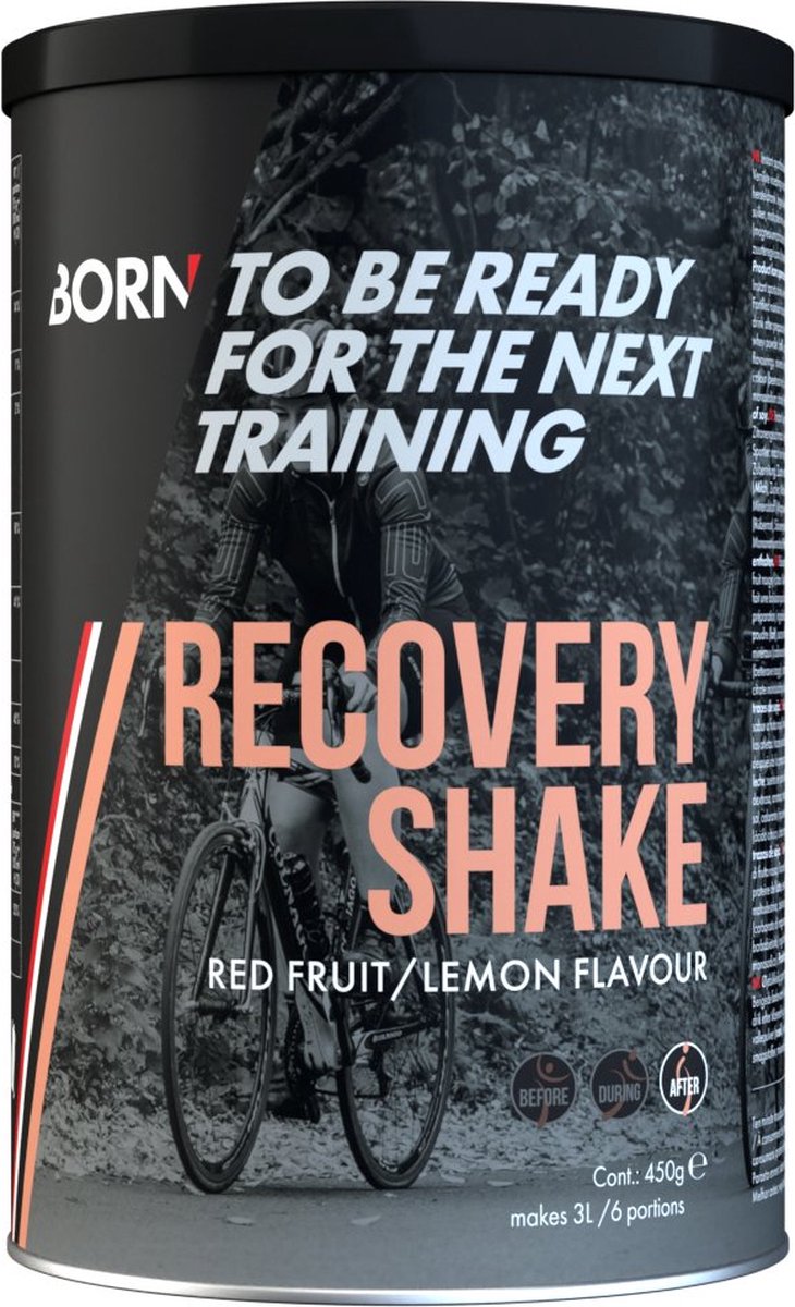 Goedkoopste Born Recovery Shake - Hersteldrank - Red Fruit