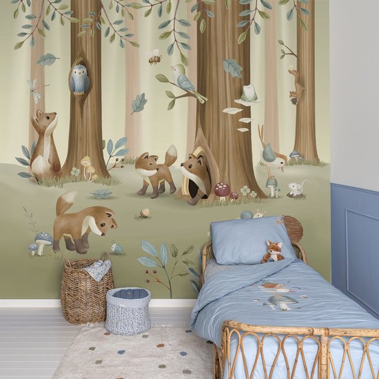 Little Dutch Fotobehang - Forest Friends 280x300 cm