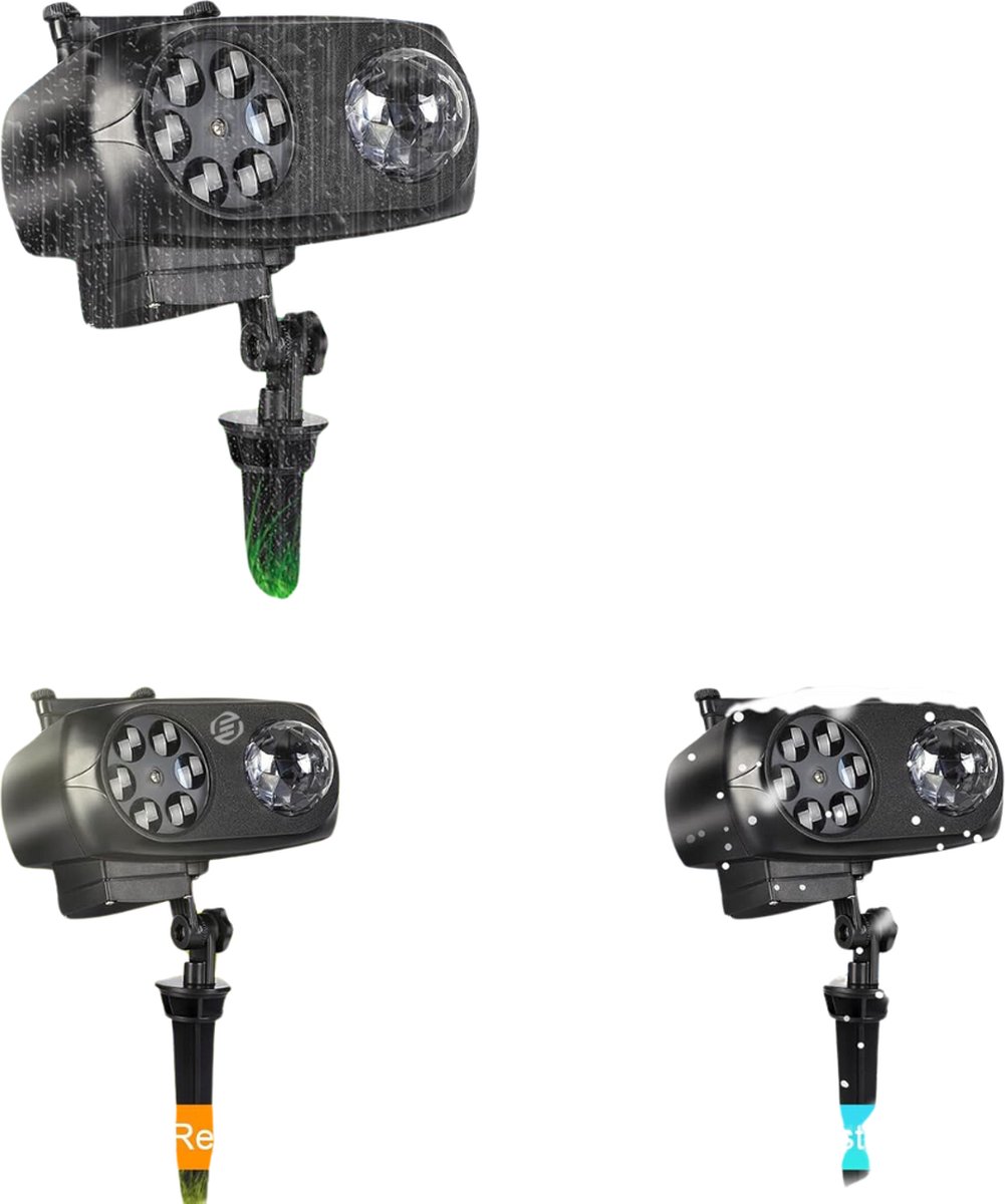 Equivera Halloween Projector - Halloween Verlichting - Halloween Versiering Voor Buiten - Halloween Beamer