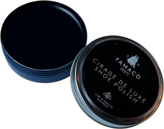 Cire De Chaussures De Luxe Famaco – 50 Ml Bley Marine – Brillance Supérieure Avec Cire D’abeille – Fabriqué En France - 4