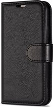 Hoesje Geschikt voor Samsung Galaxy A16 4G en 5G/Wallet case voor A16 /A16 5G hoesje/A16 5G case / book case Portemonnee kaarthouder/ magneetflipje/ kleur Zwart