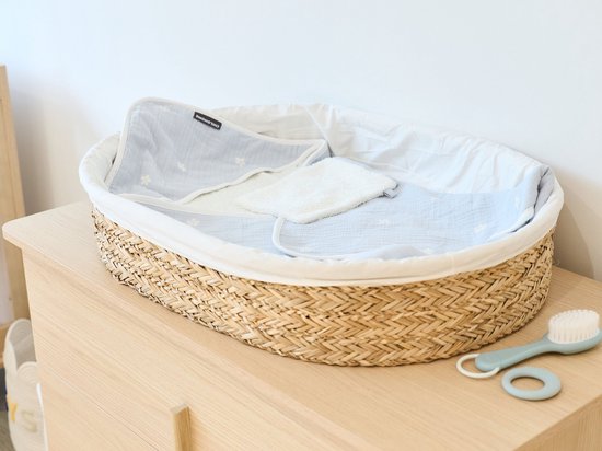 Childhome - Verzorgingsmand (incl. Matras) - 70x50 Cm - Zeegras van Childhome — afbeelding 2