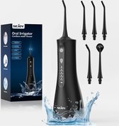Bol.com Wildor® Waterflosser 300ML - 5 standen - monddouche Inclusief 5 spuitmondjes - Oplaadbaar (voor 30 dagen) - Draadloos fl... aanbieding
