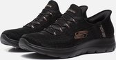 Skechers SUMMITS-CLASSY NIGHT Dames Instappers - Zwart / Rose Gold
