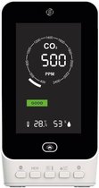 Equivera Compteur de particules - Compteur de qualité de l'air - Compteurs de qualité de l'air - Moniteur de qualité de l'air - Compteur de Co2 - Qualité de l'air - Compteur de particules - Compteur de particules Intérieur