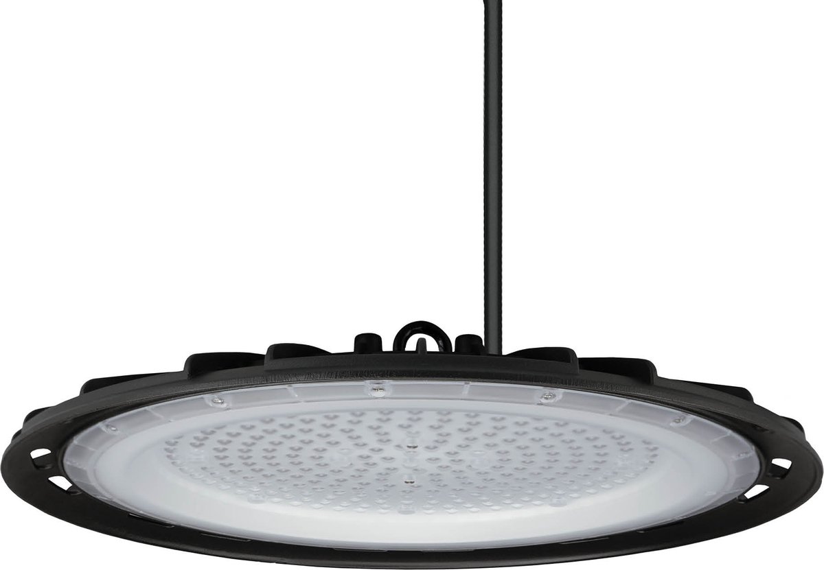 LEDVION LED High Bay Sensor Dimbaar - 200W - 110lm/W - 22.000L - 4000K - IP65 Zwart