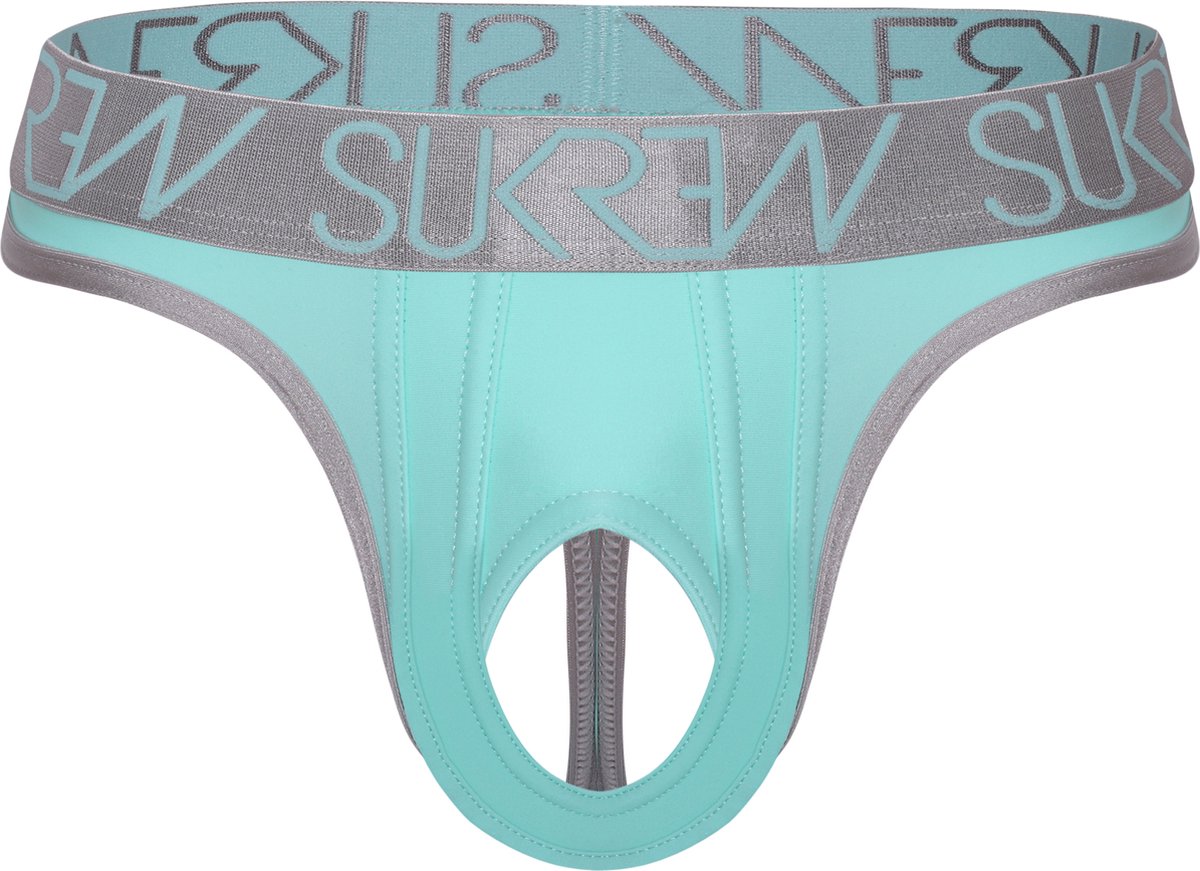 Goedkoopste SUKREW U-Style Classic Thong Peppermint - MAAT S - Erotisch Heren Ondergoed - String voor Man - Sexy mannen String
