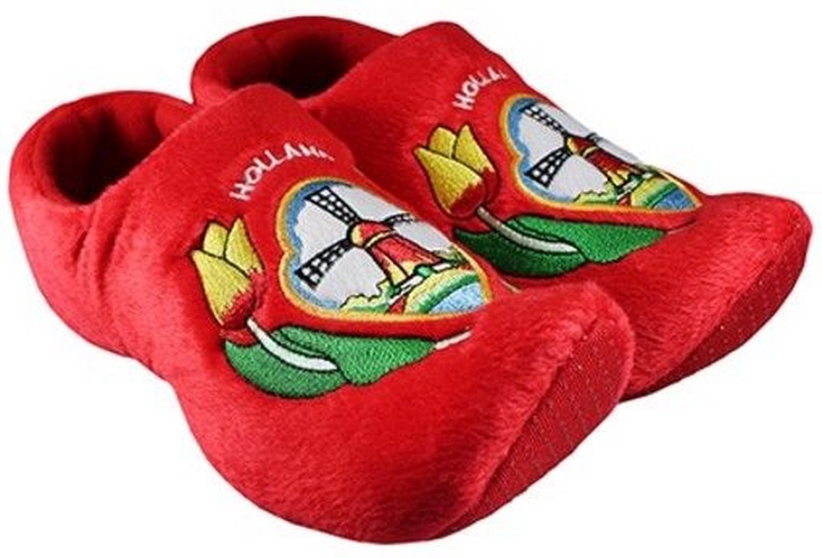 Klompsloffen rood - 42-44