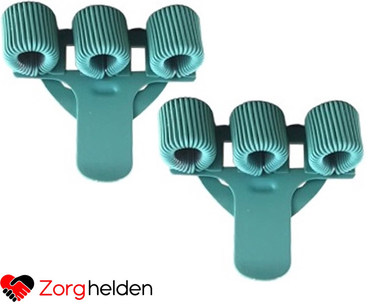 Zorghelden® pennenhouder "Aqua" - Set van 2 stuks - pennenhouder clip - pennenhouder verpleegkunde - verpleegkundige accessoires - pennenhouder zorg