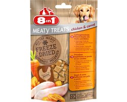 8in1 Meaty Treats Kip en Wortel 50 gr