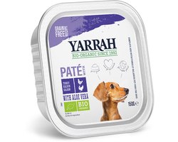 Yarrah Bio Alu Pate Graanvrij 150 g - Hondenvoer - Kip&Aloë Vera