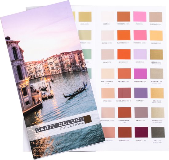 Foto: Carte colori kleurenkaart handgeschilderde kleurenkaart