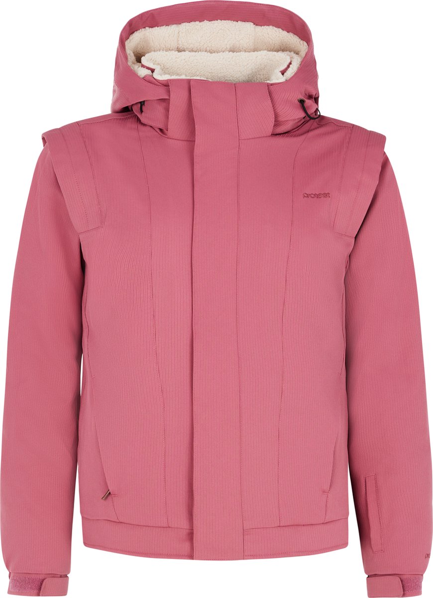 Protest Prteasy – Skijas Dames – Waterafstotende afwerking – Winterjas – Waterkolom 10K Rose Dust